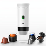 White Portable Capsule Coffee Machine