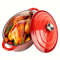Uyi-Cast Iron Pot-Red