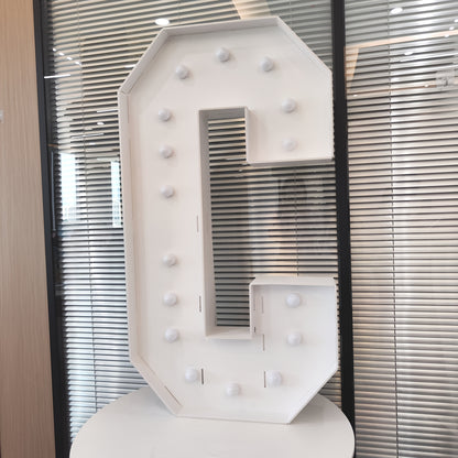 LED Letter Lights 4FT Tall Marquee Letter Lights A-Z Alphabet Light Up Letters with Cool White LED for Wedding, Birthday, Party, Proposal & Graduation Decor
