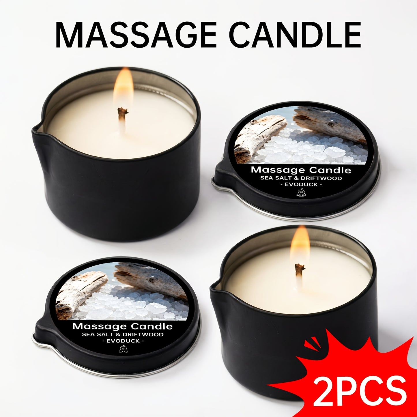 Luxury Soy Wax Candle 2-in-1 Massage Body Oil Essential Oil 20+ Scents 1pc 2pcs 6pcs Warm Moisturizing Lotion Spa Nail Salon Wedding Valentine Christmas Gift
