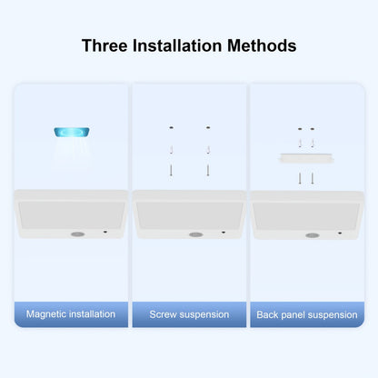 Wireless LED Ceiling Light Motion Sensor Rechargeable Battery Powered 3 Color Temperatures Remote Control No Wiring Closet Light for Bathroom Staircase Garage Hallway Kitchen Pantry White 1 or 2pcs