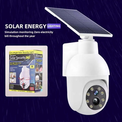 Solar Security Light with Fake Camera Design – Motion Sensor Outdoor LED Warning Light, Solar Powered, Weatherproof, Dummy Camera Style Deterrent for Home, Yard, Garage & Driveway