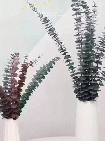 Artificial Eucalyptus Stems 24-Pack, 17 Inch Faux Eucalyptus Branches with 4 Color Mix for Vase, Wedding Centerpieces, Bouquets & Farmhouse Home Decor