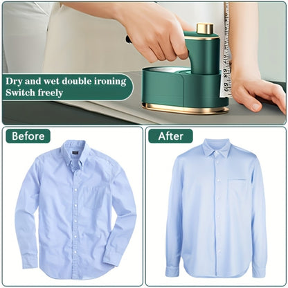 Portable Steam Iron for Clothes – 40W Handheld Folding Steamer with 180° Rotating Head, Fast Heating & Quick Wrinkle Removal for Travel, Dorm, Home & Office