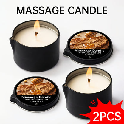 Luxury Soy Wax Candle 2-in-1 Massage Body Oil Essential Oil 20+ Scents 1pc 2pcs 6pcs Warm Moisturizing Lotion Spa Nail Salon Wedding Valentine Christmas Gift