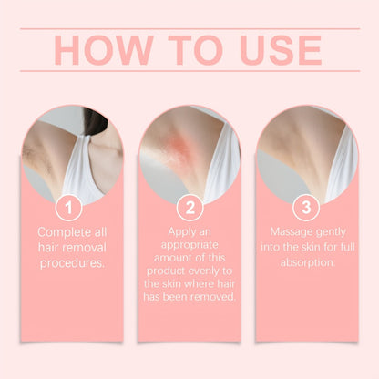 Post-Shave Hair Removal Oil for Women – Strawberry Scent, Hyaluronic Acid & Linolenic Acid, Moisturizing Skin Softener, Portable, 3.04 fl oz