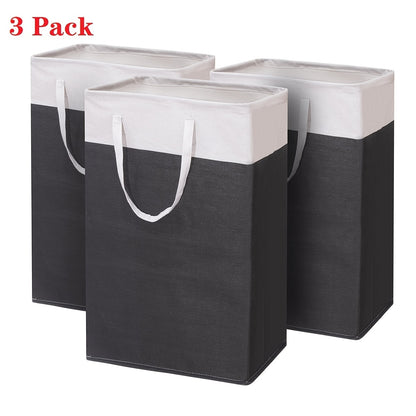 Collapsible Laundry Hamper with Lid – 22.45 Gallon Large Foldable Laundry Basket Bin for Clothes, Bedroom Organizer & Toy Storage – Black, Gray, 1-Pack & 3-Pack Options