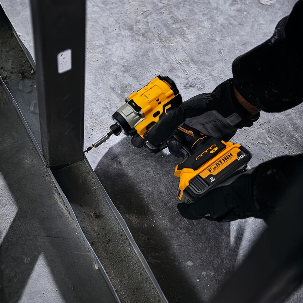 Cordless Impact Driver 1/4" Compatible with DeWalt 20V Battery | 0-2800 RPM Electric Impact Screwdriver with LED Indicator Light – Ideal for Home Repair, Appliance & DIY Projects (Tool Only)