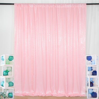 Sequin Backdrop Curtain for Party Wedding - 4x8ft Shimmering Glitter Curtain for Birthday Photo Booth Stage Decoration, Easy Hang, Multi-Color