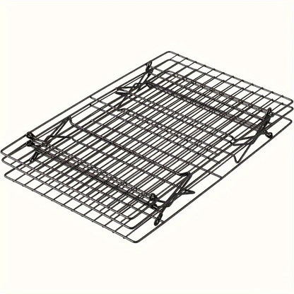 Cooling Rack for Baking Set of 3 Collapsible Stackable Wire Rack Oven Safe Stainless Steel Cookie Cooling Rack Kitchen Baking Rack for Cake Bread Cookies Roasting Air Frying