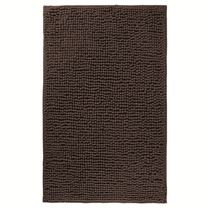 Chenille Bath Rug Extra Thick Soft Absorbent Non-Slip Bathroom Mat Machine Washable, Multiple Sizes & Colors