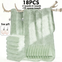 18PCS Bean Green Color