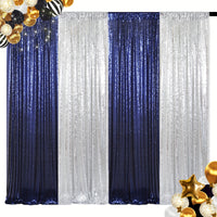 Silvery & Navy