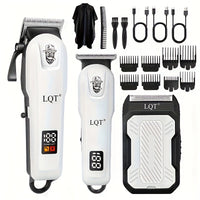 White Hair Clipper 3-piece Set
