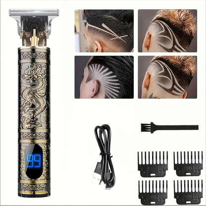 Vintage Bronze LCD Lighter - Novelty Antique Style Windproof Lighter with Dragon Skull Buddha Mustache Design - Unique Collectible Gift Lighter for Men, Cool Gadget Lighter for Smokers