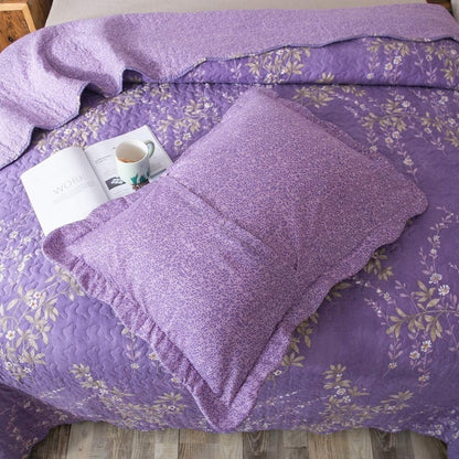 Floral Quilt Set Lightweight Bedspread Coverlet 2 or 3-Piece, All Season Hypoallergenic Breathable Paisley Patchwork Print Quilt for Bedroom Guest Room Dorm RV Cabin, Twin Queen King, Shabby Chic