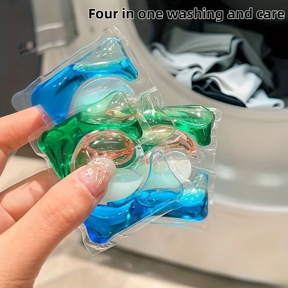 Laundry Pods Concentrated Deep Cleaning Tough Stain Removal Long-Lasting Fragrance Quick Dissolving No Residue – 200g 300g 600g Laundry Detergent Pods
