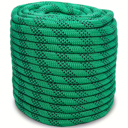 Double Braided Nylon Rope 1/2 Inch Heavy Duty Polyester – 100ft 150ft 200ft Multi-Color for Anchoring Towing Cargo Sailing Dock Lines & Outdoor Use