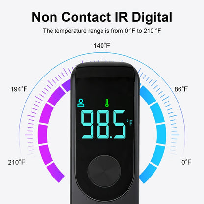 Infrared Forehead Thermometer No-Touch Digital Thermometer for Adults Kids Baby with Fever Alert Fast Accurate Temperature Reading Object & Room Mode
