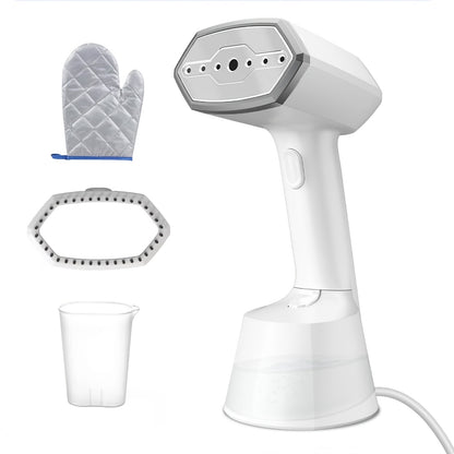 Handheld Garment Steamer for Clothes – Portable Travel Steamer, 15s Fast Heat-Up, 9.47oz Large Water Tank, Wrinkle Remover for Home Office Travel