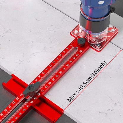 Router Circle Cutting Jig 4-in-1 Aluminum Alloy Woodworking