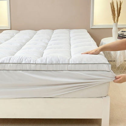 Mattress Topper Pillow Top Quilted Fitted Mattress Protector Cover Deep Pocket Cooling 1000GSM Twin Full Queen King