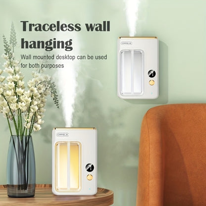 Aroma Diffuser & Humidifier 2-in-1 – USB Powered, 7-Level Mist, Odor Eliminator, Includes Essential Oil (Shangri-La or Encounter), Compact Air Moisturizer & Fragrance Diffuser for Home, Office & Bedroom