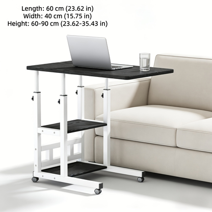 Bedside Table with Wheels Adjustable Height – Multi-Style Nursing Care Table for Elderly & Patients | Single & 3-Tier Rolling Overbed Dining Table, Home Medical Convalescent Furniture, 13 Styles