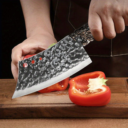 Kitchen Knife Set 3/7pc Professional Chef Knife Set with Butcher Boning Scissors | Stainless Steel Cooking Knives for Home Hotel Camping