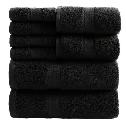 Luxury Soft Towel Set 8 or 16 Piece - Thickened Quick Dry Skin Friendly High Absorbency Bath Towels Hand Towels Washcloths | 13+ Colors | Home Hotel Travel Fitness Spa Gift Set