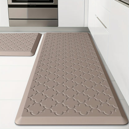 Anti Fatigue Kitchen Mat Set 2 Piece Cushioned Non-Slip Standing Mat for Kitchen Sink Office Laundry Floor Comfort