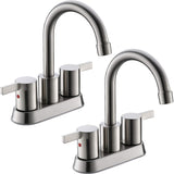 Brushed Nickel X 2