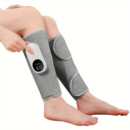 Air Compression Leg Massager – Cordless Calf & Foot Massager with 3 Intensity Levels for Legs, Thighs, Knees & Feet | Circulation Booster, Holiday Gift for Women & Men