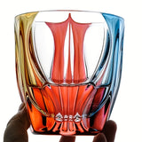 Three-color Painted Short Cup