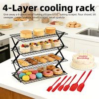 4 layers including baking tools