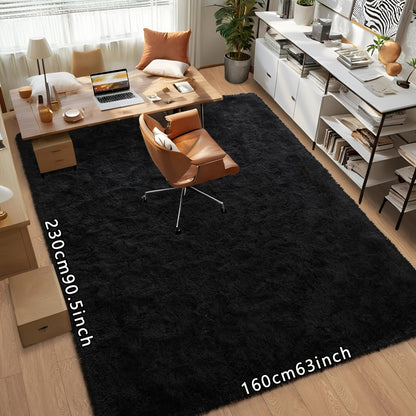 Tie Dye Plush Area Rug - Ultra Soft Thick Fluffy Durable Carpet for Living Room & Bedroom | Easy Care Portable Sofa & Coffee Table Floor Mat | Holiday Home Decor Gift Rug 63"x90" Multiple Colors