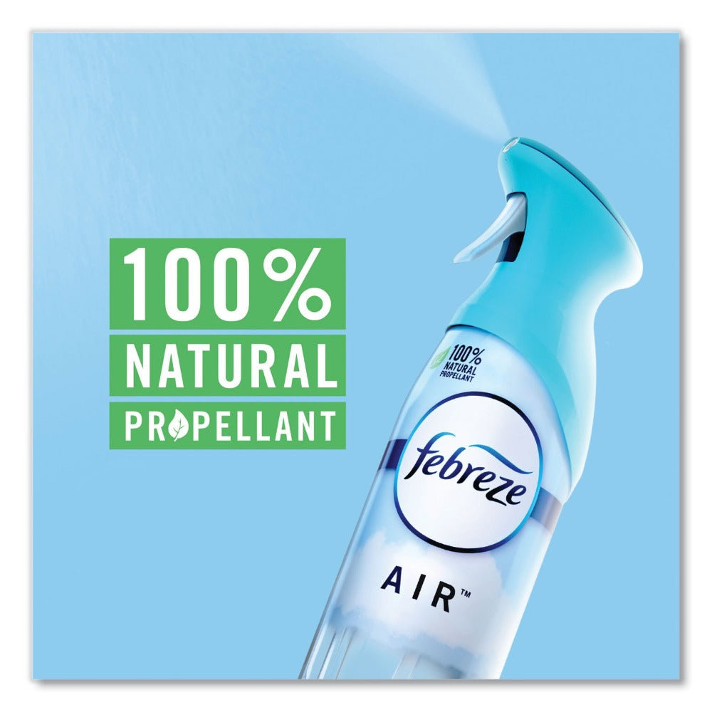 Febreze AIR Gain Original Air Freshener Spray 8.8oz 6-Pack Carton – Odor Eliminator, 100% Natural Propellant