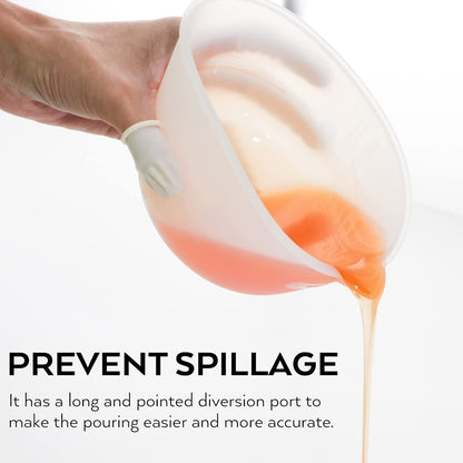 Silicone Resin Measuring Cup Kit – DIY Epoxy Resin Craft Tools Set for Jewelry Making, Slime, Casting & Pouring – Non-Stick Flexible Mixing Cups with Graduated Scale for Resin Art Beginners & Crafters
