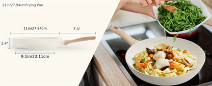 Granite Nonstick Cookware Set – Frying Pans, Pots & Lids, Non-stick Coating, Induction & Electric Stove Compatible, Kitchen Essentials Gift Set