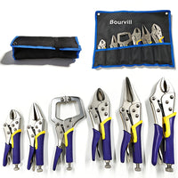 6-Piece Heavy-Duty Locking Pliers Set