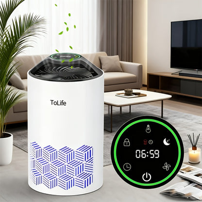 H13 True HEPA Air Purifier for Bedroom Large Room with Scent Diffuser Ultra Quiet 25dB Removes Pet Hair Smoke Dust Odors