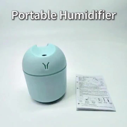 Mini Aromatherapy Humidifier Set of 3 Cool Mist Diffuser with Odor Eliminator No Filter USB Low Voltage for Car Bedroom Dorm Office Desktop Air Freshener Gift for Women Room Decor