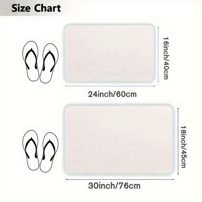 Gothic Bat Unwelcome Doormat Non-Slip Welcome Mat Halloween Home Decor Entrance Rug Indoor Floor Mat