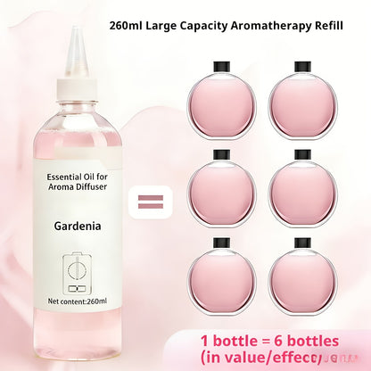Essential Oil Refill for Aroma Diffusers - 16.91oz Large Capacity, Long-Lasting Fragrance, Anti-Spill Design, Odor Eliminating, Compatible with Most Diffuser Models, Rose Ocean Lavender Sandalwood
