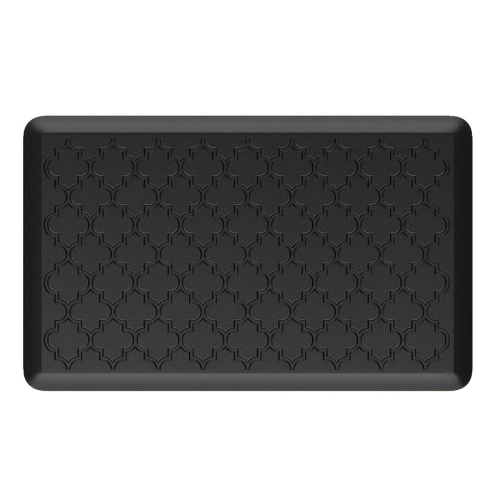Anti-Fatigue Kitchen Floor Mat – Cushioned PVC Foam Non-Slip Ergonomic Standing Mat for Kitchen, Office, Sink & Laundry, 2 Sizes – Gray & Black