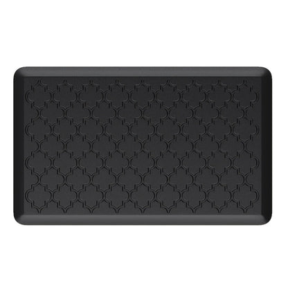 Anti-Fatigue Kitchen Floor Mat – Cushioned PVC Foam Non-Slip Ergonomic Standing Mat for Kitchen, Office, Sink & Laundry, 2 Sizes – Gray & Black