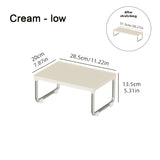 Cream short leg style