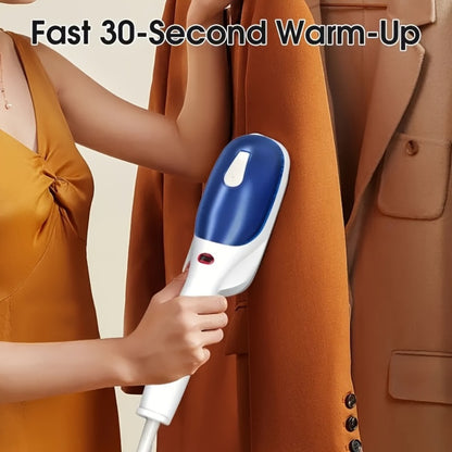 Handheld Steam Iron Garment Steamer – 25-Second Fast Heat-Up, Portable Wrinkle Remover for Clothes, Horizontal & Vertical Steam, Dry & Steam Ironing, Perfect for Home Office & Travel