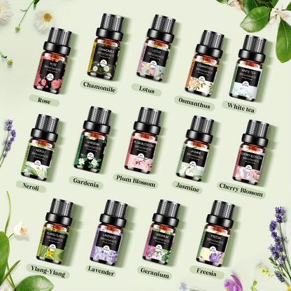 Essential Oil Gift Set 14pcs – Bakery, Fruity & Floral Fragrance Oils for Diffuser & Candle Making | Valentine's Day, Birthday & Holiday Gift