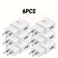 6PCS White